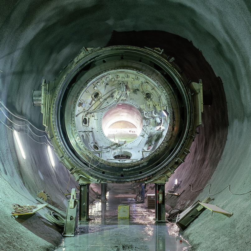 Tunnel West, Kopf TBM, Juni 2007