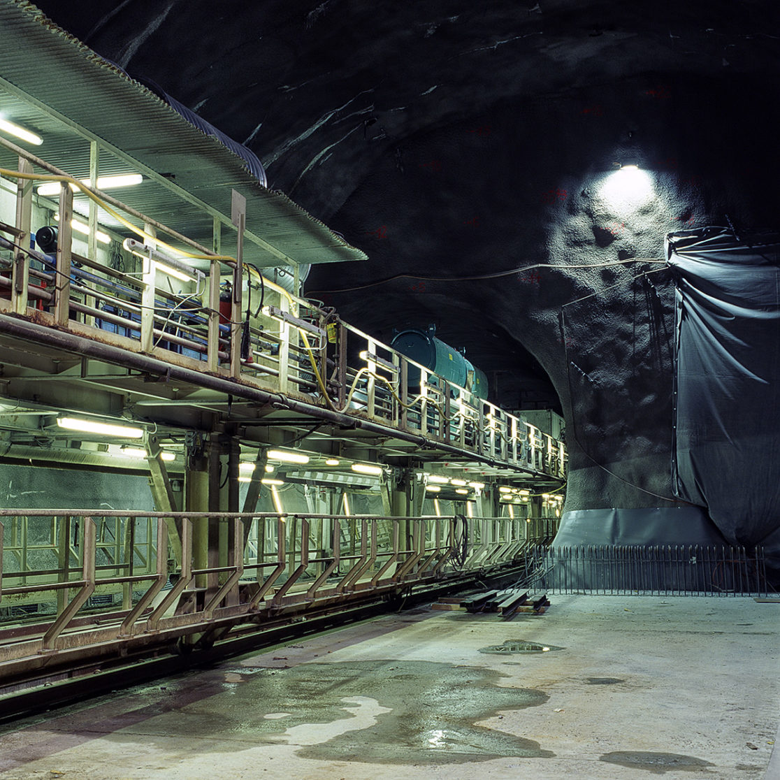 Tunnel Ost, Nachläufer TBM, Juni2007